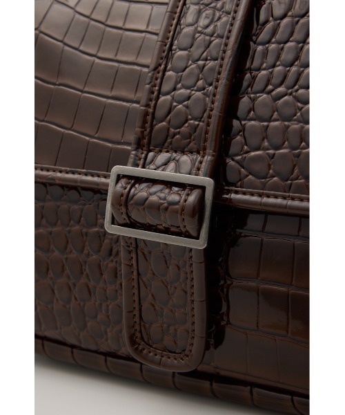 LAGUA GEM(ラグアジェム)の「FAUX CROCO COVER バッグ(ショルダーバッグ・レディース・ブラウン/ブラック・FREE)」の10枚目の写真