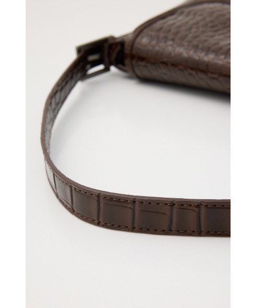 LAGUA GEM(ラグアジェム)の「FAUX CROCO COVER バッグ(ショルダーバッグ・レディース・ブラウン/ブラック・FREE)」の12枚目の写真