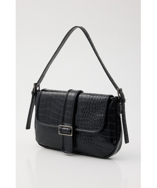 LAGUA GEM(ラグアジェム)の「FAUX CROCO COVER バッグ(ショルダーバッグ・レディース・ブラウン/ブラック・FREE)」の3枚目の写真
