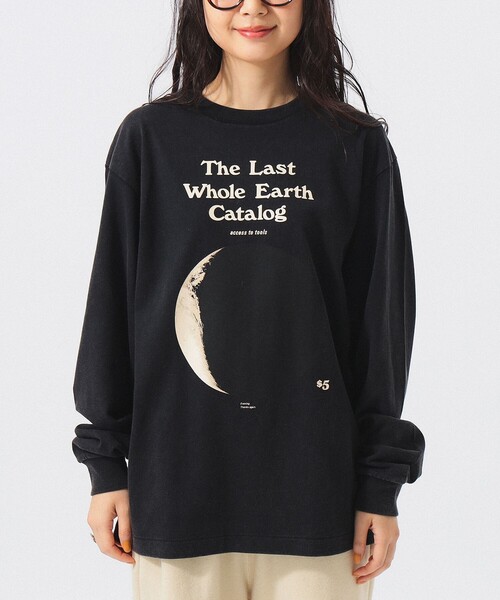 BEAMS BOY(ビームスボーイ)の「【別注】WHOLE EARTH CATALOG / ロングスリーブ Tシャツ(Tシャツ/カットソー・レディース・ブラック・MEDIUM)」の14枚目の写真