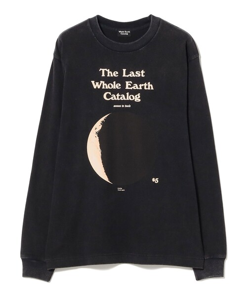 BEAMS BOY(ビームスボーイ)の「【別注】WHOLE EARTH CATALOG / ロングスリーブ Tシャツ(Tシャツ/カットソー・レディース・ブラック・MEDIUM)」の3枚目の写真