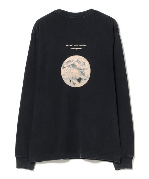 BEAMS BOY(ビームスボーイ)の「【別注】WHOLE EARTH CATALOG / ロングスリーブ Tシャツ(Tシャツ/カットソー・レディース・ブラック・MEDIUM)」の6枚目の写真