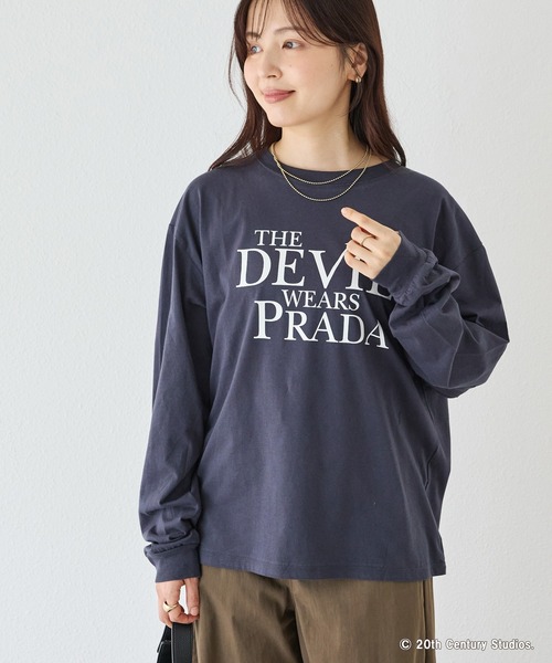 GOOD ROCK SPEED(グッドロックスピード)の「【GOOD ROCK SPEED】THE DEVIL WEARS PRADA/ロゴロンT|プラダを着た悪魔/ムービーT(Tシャツ/カットソー・レディース・ブラック/ホワイト・F)」の10枚目の写真