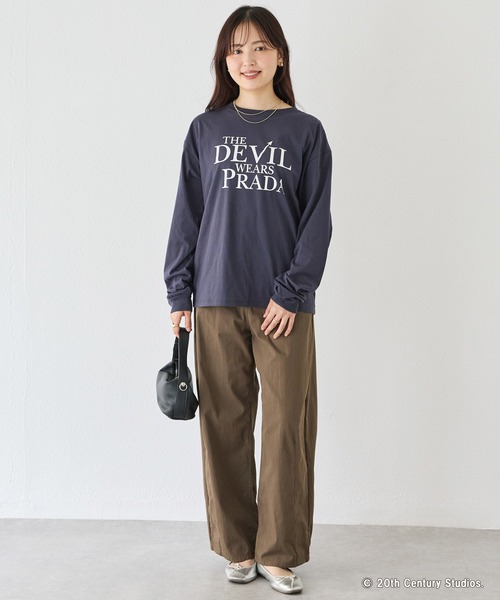GOOD ROCK SPEED(グッドロックスピード)の「【GOOD ROCK SPEED】THE DEVIL WEARS PRADA/ロゴロンT|プラダを着た悪魔/ムービーT(Tシャツ/カットソー・レディース・ブラック/ホワイト・F)」の17枚目の写真