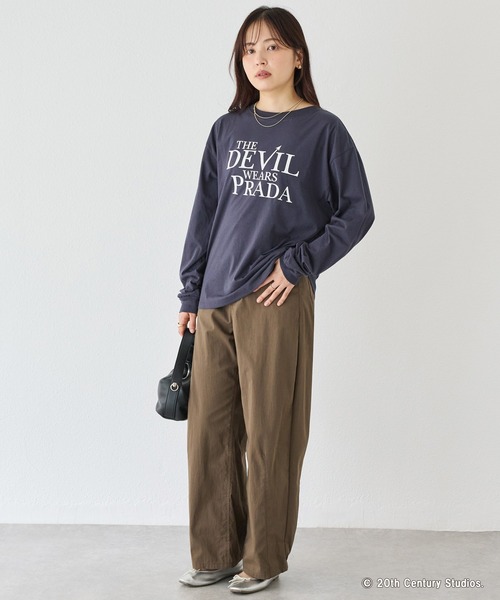 GOOD ROCK SPEED(グッドロックスピード)の「【GOOD ROCK SPEED】THE DEVIL WEARS PRADA/ロゴロンT|プラダを着た悪魔/ムービーT(Tシャツ/カットソー・レディース・ブラック/ホワイト・F)」の18枚目の写真