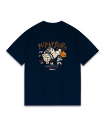 BEMIGHTY（ビーマイティー）の「ヒップホップベアオーバーサイズ半袖Tシャツ（Tシャツ/カットソー）」