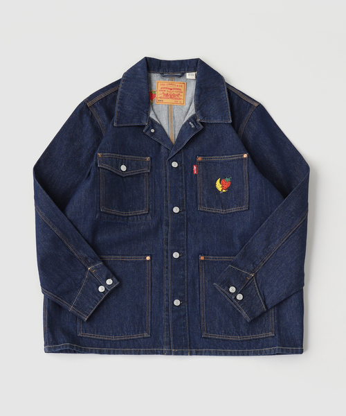 Levi's(リーバイス)の「Levi's(R) × Sky High Farm Goods CHORE COAT(カバーオール・メンズ・ネイビー・X-LARGE)」の1枚目の写真