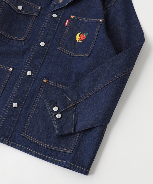 Levi's(リーバイス)の「Levi's(R) × Sky High Farm Goods CHORE COAT(カバーオール・メンズ・ネイビー・X-LARGE/LARGE/MEDIUM)」の2枚目の写真