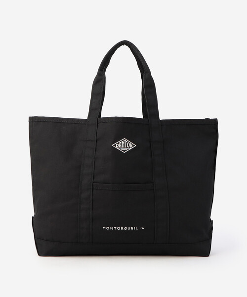 DANTON(ダントン)の「DANTON | キャンバス マルシェバッグ MONTORGUEIL UNISEX(トートバッグ・レディース・アイボリー/ブラック・-)」の2枚目の写真