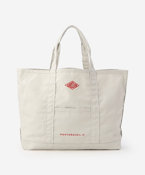 DANTON(ダントン)の「DANTON | キャンバス マルシェバッグ MONTORGUEIL UNISEX(トートバッグ・レディース・アイボリー/ブラック・-)」の9枚目の写真