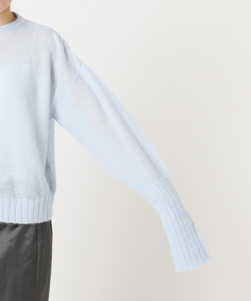 CITYSHOP(シティーショップ)の「LONG LONG SLEEVE カーディガン:ニット(ニット/セーター・レディース・ブルー系その他/ブラック・FREE)」の16枚目の写真