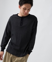 [WEB限定]【Robert P.Miller】Panel Rib Henryneck Tee