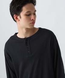 [WEB限定]【Robert P.Miller】Panel Rib Henryneck Tee