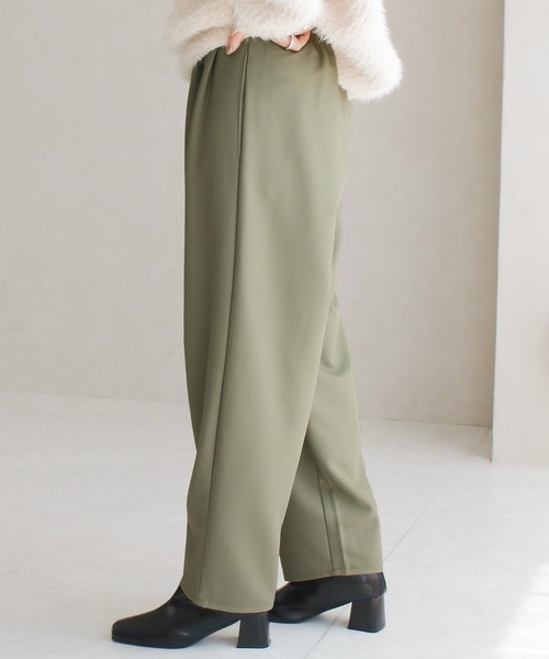 NYLAUS(ナイラス)の「【SG】ワイドテーパードパンツ ロングパンツ カーブパンツ(その他パンツ・レディース・ブラック/カーキ/オレンジ/グレー・M)」の20枚目の写真