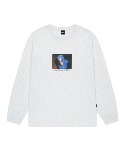 LMCの「PHOTO BEAR LONG SLV TEE light heather gray(Tシャツ/カットソー・レディース・その他・SMALL/X-LARGE/LARGE/MEDIUM)」の1枚目の写真