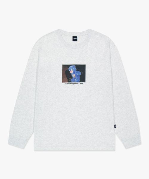 LMCの「PHOTO BEAR LONG SLV TEE light heather gray(Tシャツ/カットソー・レディース・その他・SMALL/X-LARGE/LARGE/MEDIUM)」の4枚目の写真