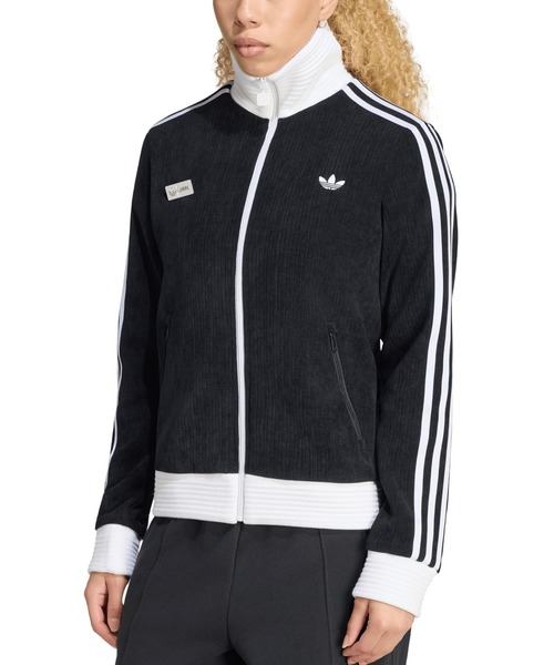 adidas(アディダス)の「adidas/アディダス adidas Originals by JENNIE BLACK PINK/CLASSIC FAN TT(ジャージ・レディース・ピンク/ブラック/ホワイト・X-LARGE/LARGE/MEDIUM/SMALL)」の1枚目の写真