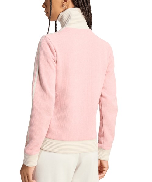 adidas(アディダス)の「adidas/アディダス adidas Originals by JENNIE BLACK PINK/CLASSIC FAN TT(ジャージ・レディース・ピンク/ブラック/ホワイト・X-LARGE/LARGE/MEDIUM/SMALL)」の11枚目の写真
