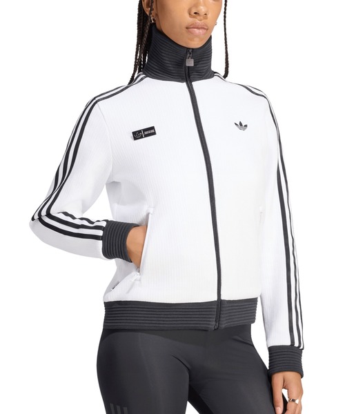 adidas(アディダス)の「adidas/アディダス adidas Originals by JENNIE BLACK PINK/CLASSIC FAN TT(ジャージ・レディース・ピンク/ブラック/ホワイト・X-LARGE/LARGE/MEDIUM/SMALL)」の6枚目の写真