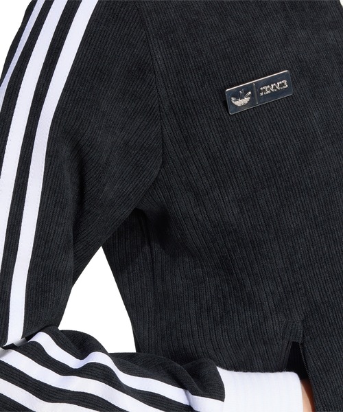 adidas(アディダス)の「adidas/アディダス adidas Originals by JENNIE BLACK PINK/CLASSIC FAN TT(ジャージ・レディース・ピンク/ブラック/ホワイト・X-LARGE/LARGE/MEDIUM/SMALL)」の19枚目の写真