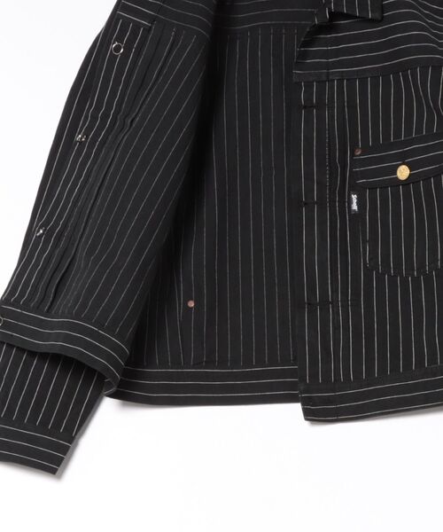 Schott(ショット)の「Schott-LOT J STRIPE FRISCO(その他アウター・メンズ・ブラック・XL/L/M)」の7枚目の写真
