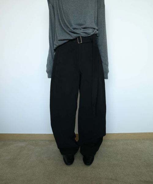 LYNTE(リンテ)の「ダブルドレープトップ(チャコール)(Tシャツ/カットソー・レディース・その他・FREE)」の3枚目の写真