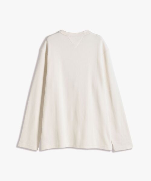TOMMY HILFIGER（トミーヒルフィガー）の「スリム長袖ヘンリーネックワッフルTシャツ（Tシャツ/カットソー・メンズ・ネイビー/ホワイト・SMALL/MEDIUM/LARGE/X-LARGE）」の7枚目の写真