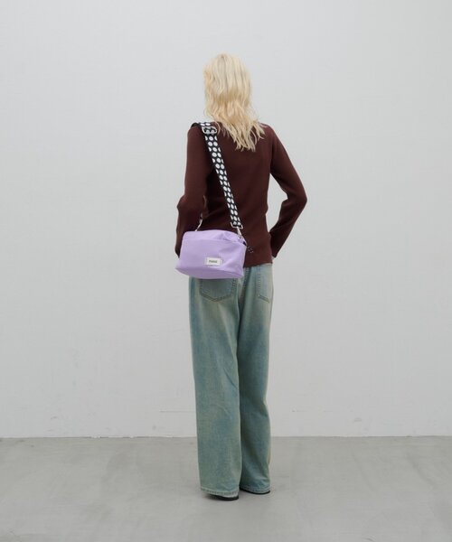 CIAOPANIC TYPY(チャオパニックティピー)の「:【TYNNE.】ドット柄テープショルダーナイロンバッグ(ショルダーバッグ・レディース・ブラック/パープル/ベージュ・ONE SIZE)」の22枚目の写真