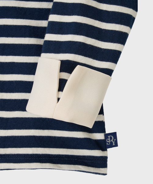 SALON DE YOHN（サロンドヨーン）の「Stripe Cuffs Tee_ Kids（Tシャツ/カットソー・レディース・その他・90/100/110）」の7枚目の写真
