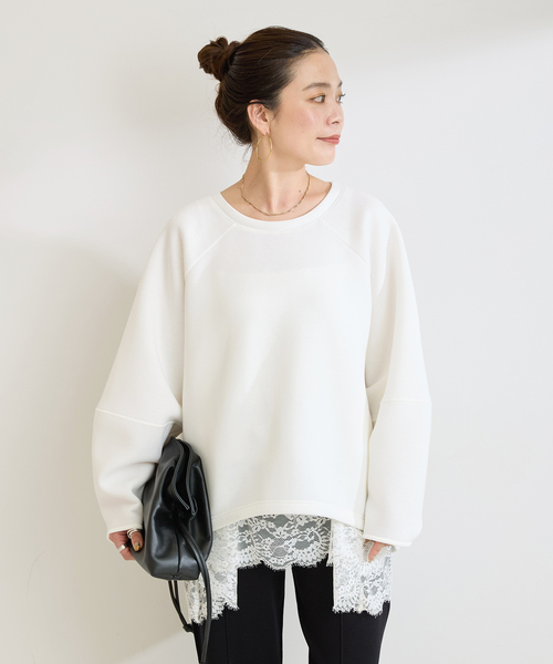B.C STOCK(ベーセーストック)の「手洗い可 / ダンボールロングスリーブ(Tシャツ/カットソー・レディース・イエロー/ブラウン/チャコールグレー/ホワイト/ネイビー・FREE)」の17枚目の写真