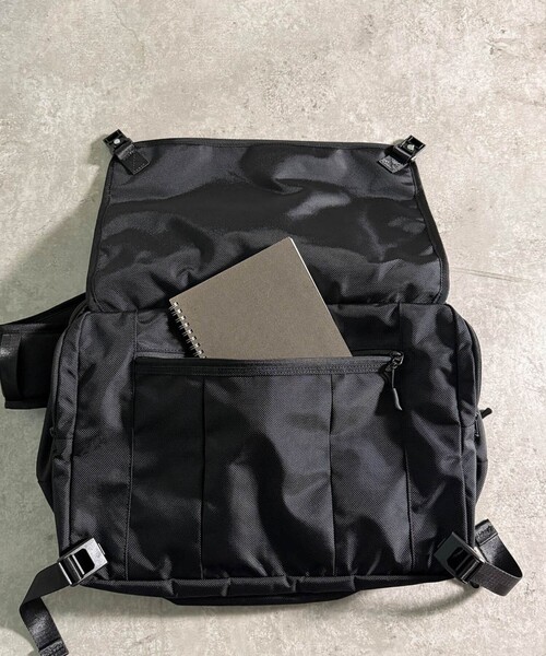 NOIR(ノワール)の「【NoiR(ノワール)】Transistorshoulder / トランジスタショルダー / N26004 / 20.4~33L / ユニセックス【WEB限定】(ショルダーバッグ・メンズ・ブラック・フリー)」の6枚目の写真