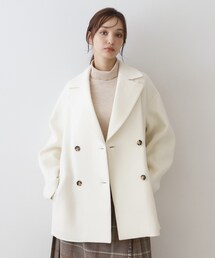 Super120シャルムウールブレンドミドルコート