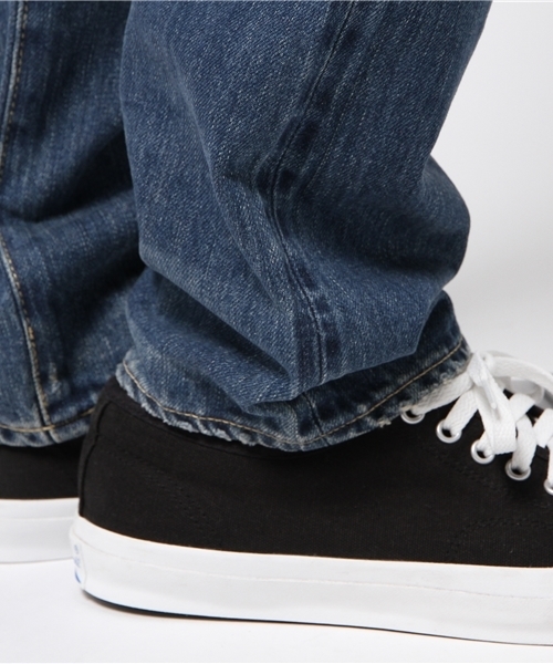 HYSTERIC GLAMOUR（ヒステリックグラマー）の「HB/SK加工HEARTBREAKERS pt デニムスリムストレートPT（デニムパンツ・メンズ・インディゴブルー・28inch/29inch/31inch/32inch/30inch/34inch）」の4枚目の写真