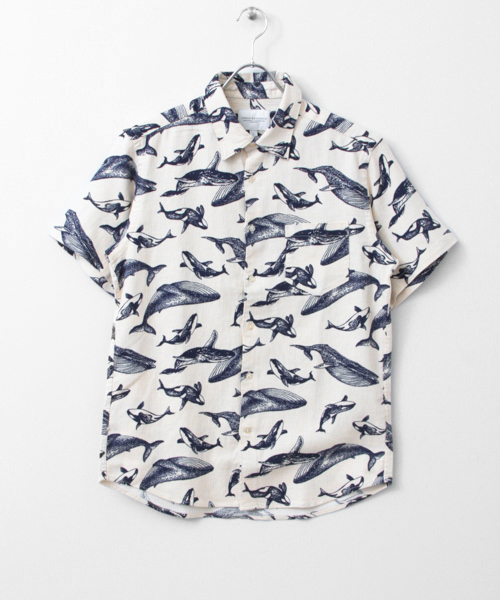 URBAN RESEARCH（アーバンリサーチ）の「UR 柄半袖レギュラーシャツ（シャツ/ブラウス・メンズ・ネイビー/ベージュ/イエロー/ホワイト系その他/レッド/ホワイト/ピンク・LARGE/MEDIUM）」の18枚目の写真