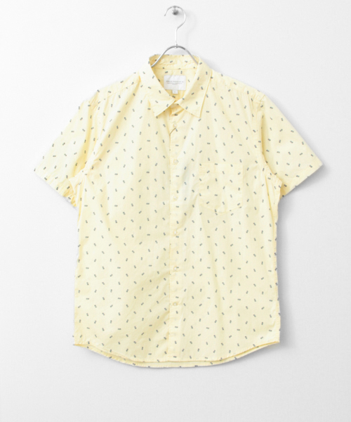 URBAN RESEARCH（アーバンリサーチ）の「UR 柄半袖レギュラーシャツ（シャツ/ブラウス・メンズ・ネイビー/ベージュ/イエロー/ホワイト系その他/レッド/ホワイト/ピンク・LARGE/MEDIUM）」の21枚目の写真