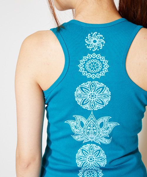 チャイハネ(チャイハネ)の「【チャイハネ】yul ロータスヨガタンク(タンクトップ・レディース・ブラック/ホワイト/グリーン/パープル/イエロー・FREE)」の16枚目の写真