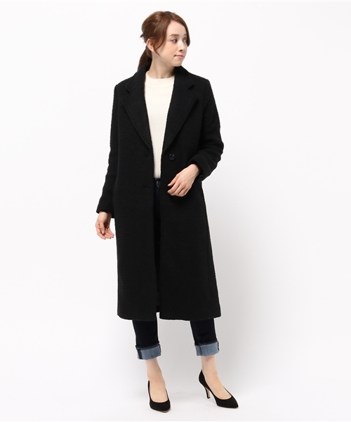 MOUSSY（マウジー）の「WOOL BLEND SINGLE COAT（その他アウター・レディース・ピンク/グレー/ブラック・1/2）」の14枚目の写真