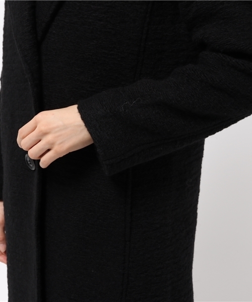 MOUSSY（マウジー）の「WOOL BLEND SINGLE COAT（その他アウター・レディース・ピンク/グレー/ブラック・1/2）」の9枚目の写真