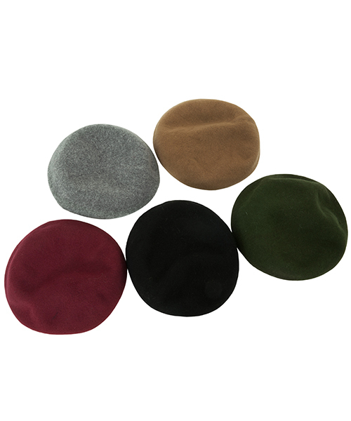 PUNYUS（プニュズ）の「パイピングベレー帽（キャスケット・レディース・ワイン/カーキ/キャメル/グレー/ブラック・FREE）」の11枚目の写真