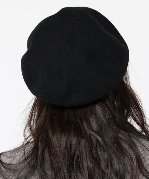 PUNYUS（プニュズ）の「パイピングベレー帽（キャスケット・レディース・ワイン/カーキ/キャメル/グレー/ブラック・FREE）」の7枚目の写真