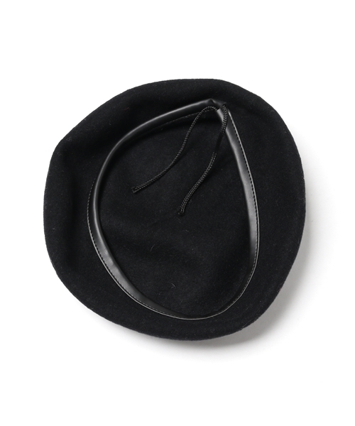 PUNYUS（プニュズ）の「パイピングベレー帽（キャスケット・レディース・ワイン/カーキ/キャメル/グレー/ブラック・FREE）」の9枚目の写真