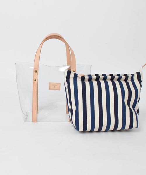 liflattie ships（リフラティ シップス）の「【別注】FOLNA（フォルナ）:マルチストライプ トート ◇（トートバッグ・レディース・ネイビー/グリーン・ONE SIZE）」の13枚目の写真