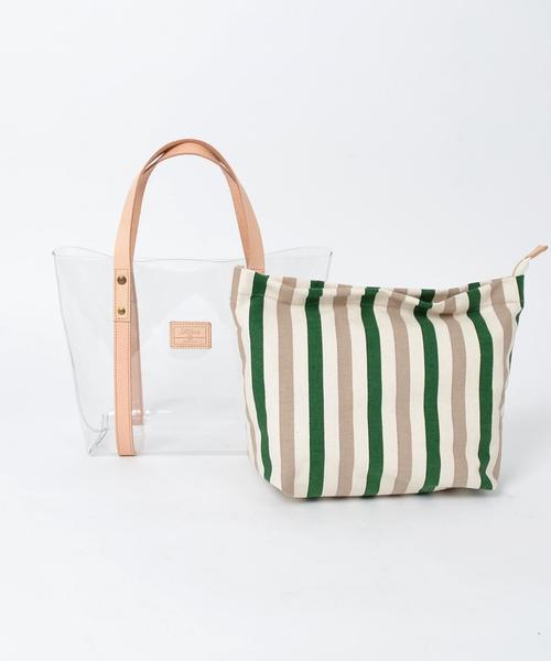 liflattie ships（リフラティ シップス）の「【別注】FOLNA（フォルナ）:マルチストライプ トート ◇（トートバッグ・レディース・ネイビー/グリーン・ONE SIZE）」の16枚目の写真