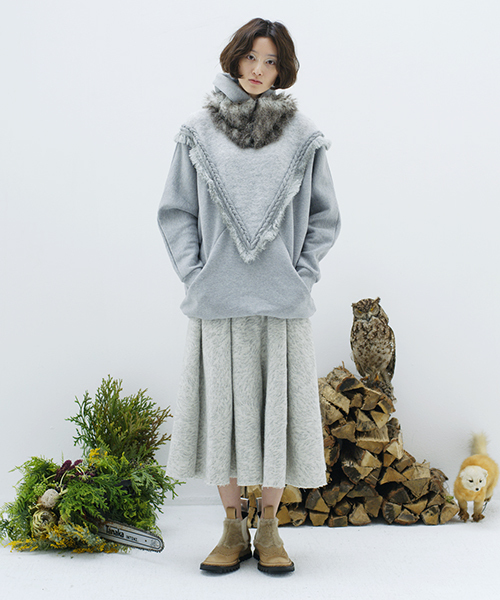 bedsidedrama（ベットサイドドラマ）の「北方のパーカー（パーカー・レディース・ブラック/グレー・1）」の19枚目の写真