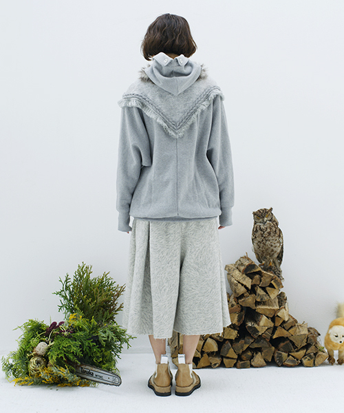 bedsidedrama（ベットサイドドラマ）の「北方のパーカー（パーカー・レディース・ブラック/グレー・1）」の14枚目の写真