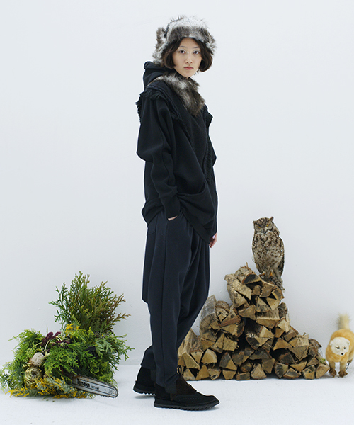 bedsidedrama（ベットサイドドラマ）の「北方のパーカー（パーカー・レディース・ブラック/グレー・1）」の16枚目の写真