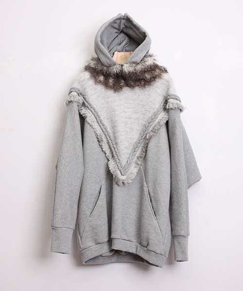 bedsidedrama（ベットサイドドラマ）の「北方のパーカー（パーカー・レディース・ブラック/グレー・1）」の18枚目の写真