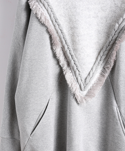 bedsidedrama（ベットサイドドラマ）の「北方のパーカー（パーカー・レディース・ブラック/グレー・1）」の9枚目の写真