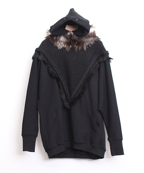 bedsidedrama（ベットサイドドラマ）の「北方のパーカー（パーカー・レディース・ブラック/グレー・1）」の11枚目の写真