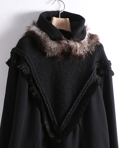 bedsidedrama（ベットサイドドラマ）の「北方のパーカー（パーカー・レディース・ブラック/グレー・1）」の3枚目の写真